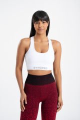 Dikişsiz Seamless Spor Bra Gymxpro BEYAZ