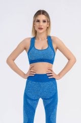 Dikişsiz Saks Spor Bra