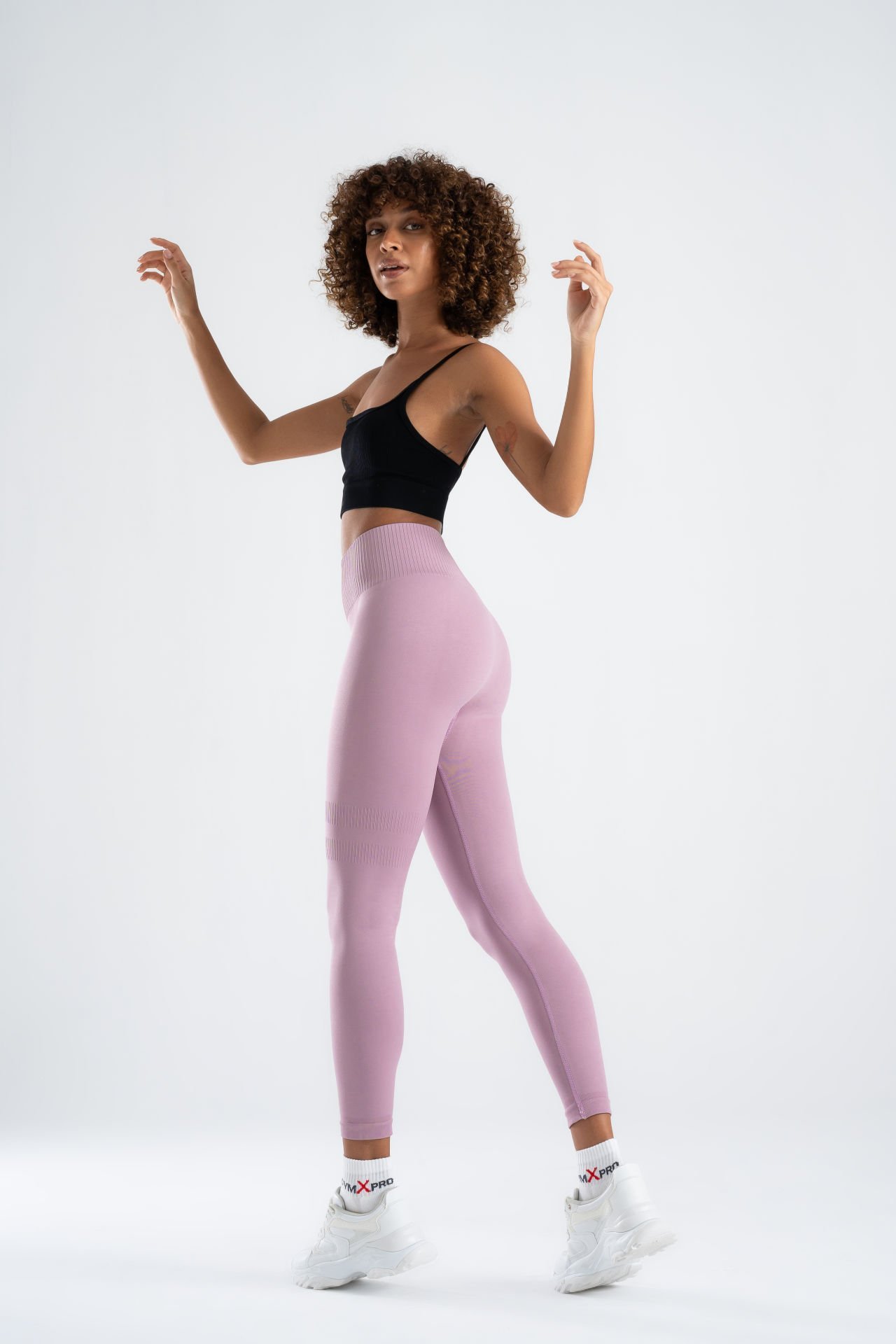 Toparlayıcı Süper Esnek Spor Tayt Lila